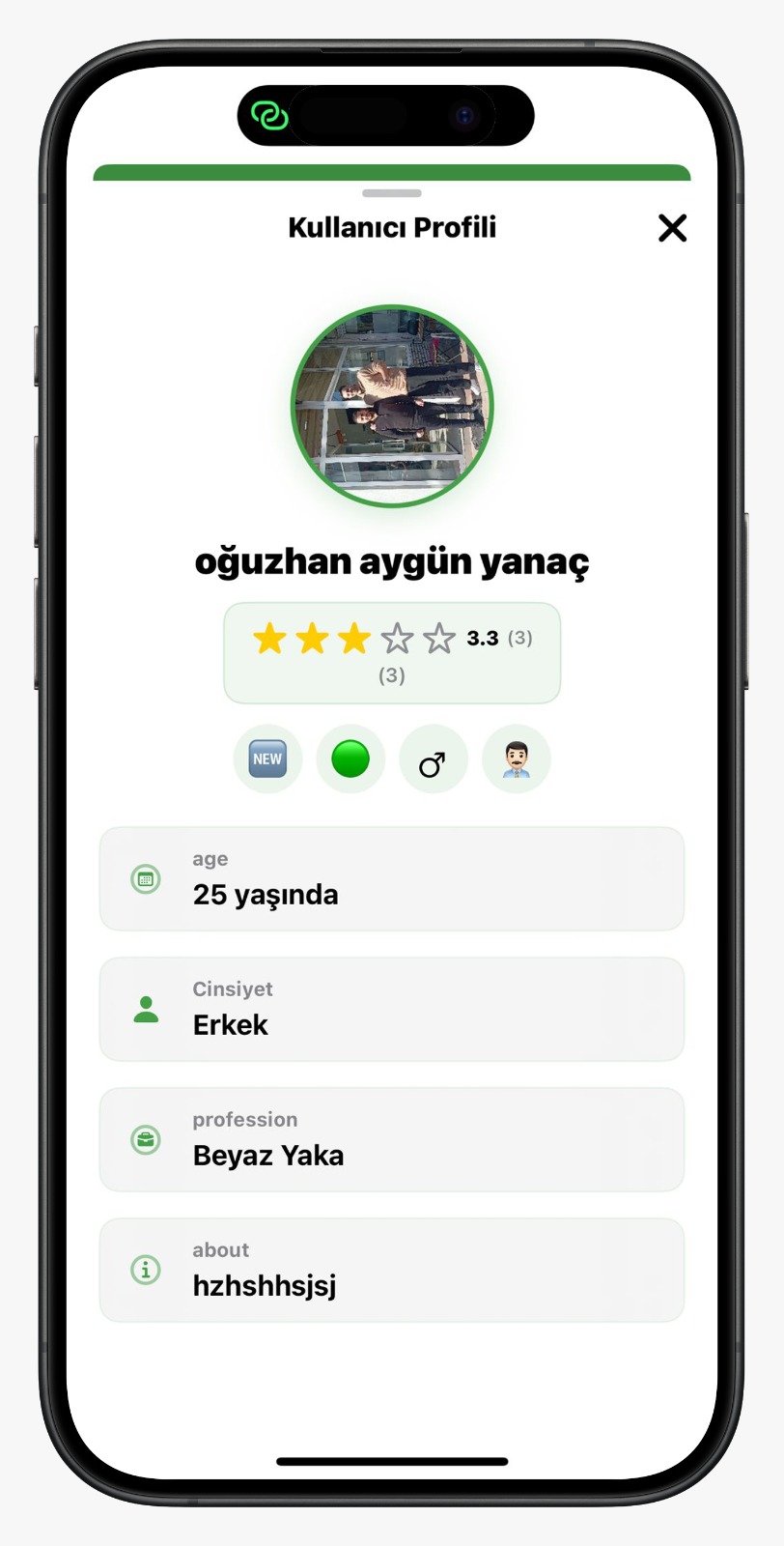 Profil Ekranı
